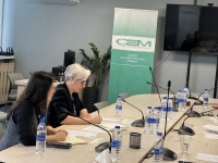 Членовете на СЕМ проведоха работна среща с медийния анализатор на ОССЕ Аделин Маркис