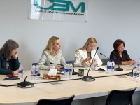 Членовете на СЕМ проведоха работна среща с медийния анализатор на ОССЕ Аделин Маркис